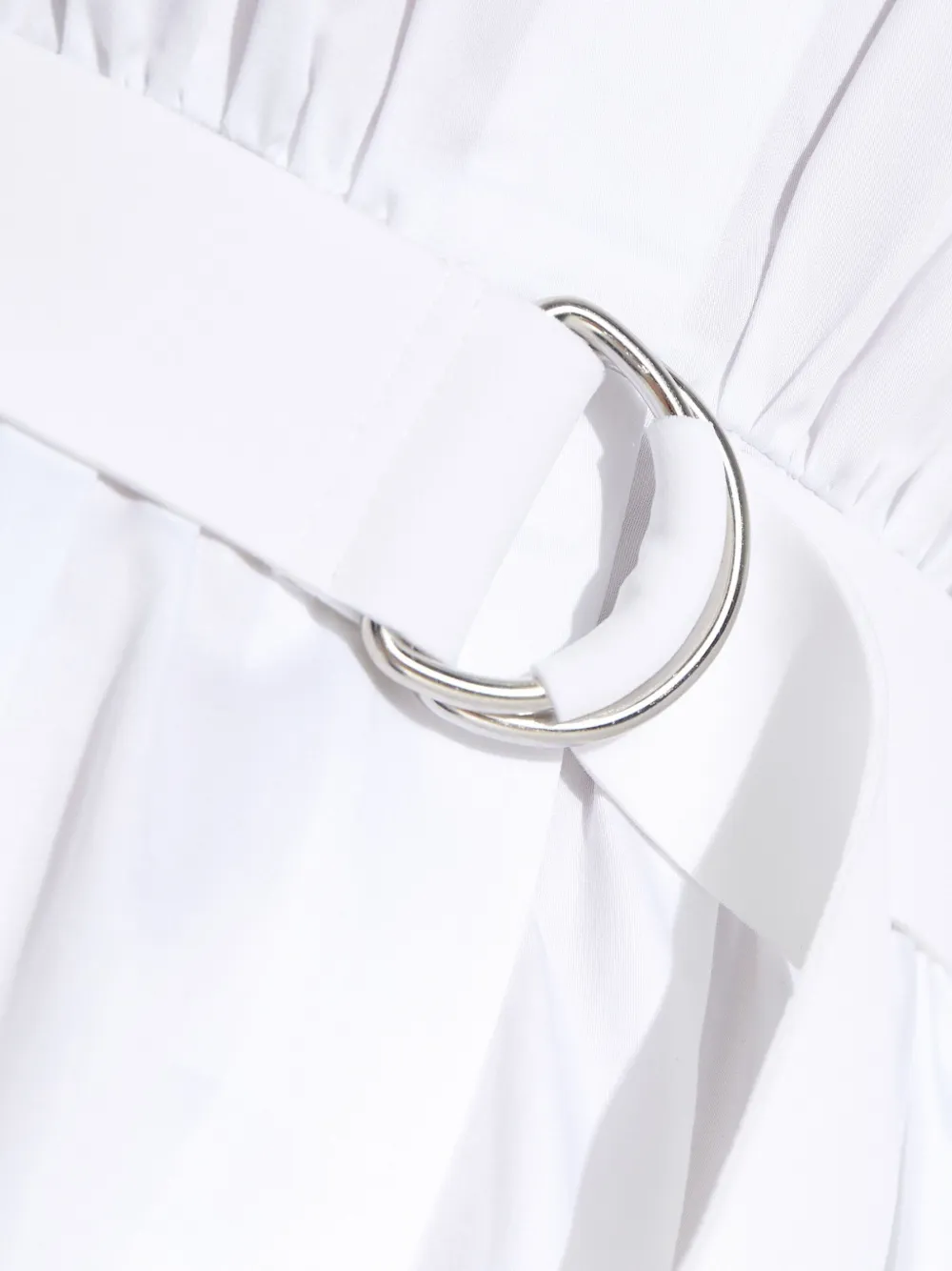 Norma Kamali Blousejurk met ceintuur Wit