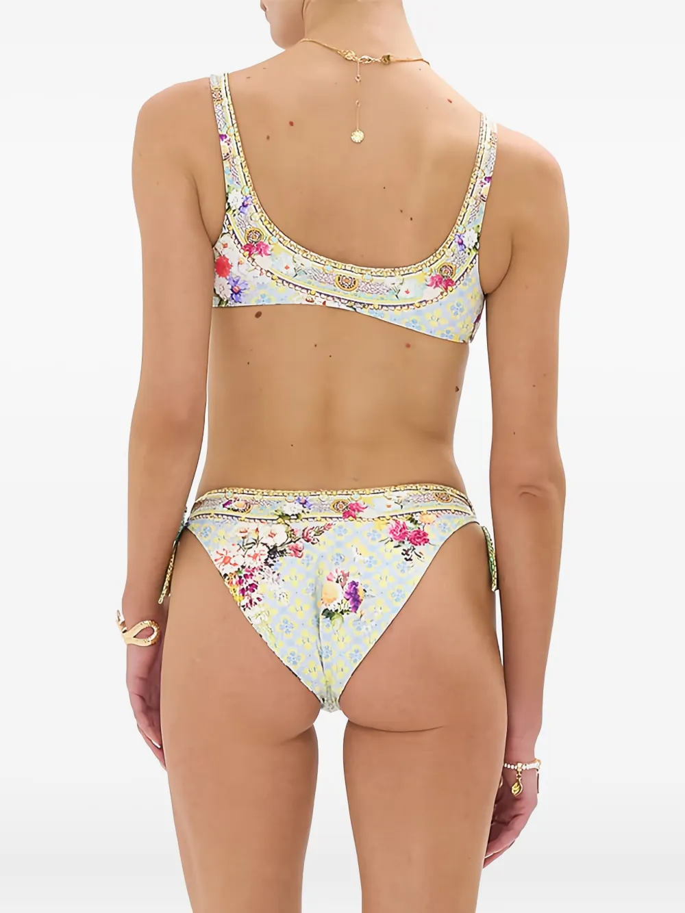 Camilla Gardens Of Queluz Bikini Set In Gray