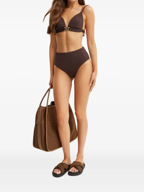 Max Mara Sabina ハイライズ ビキニボトム | ブラウン | FARFETCH JP
