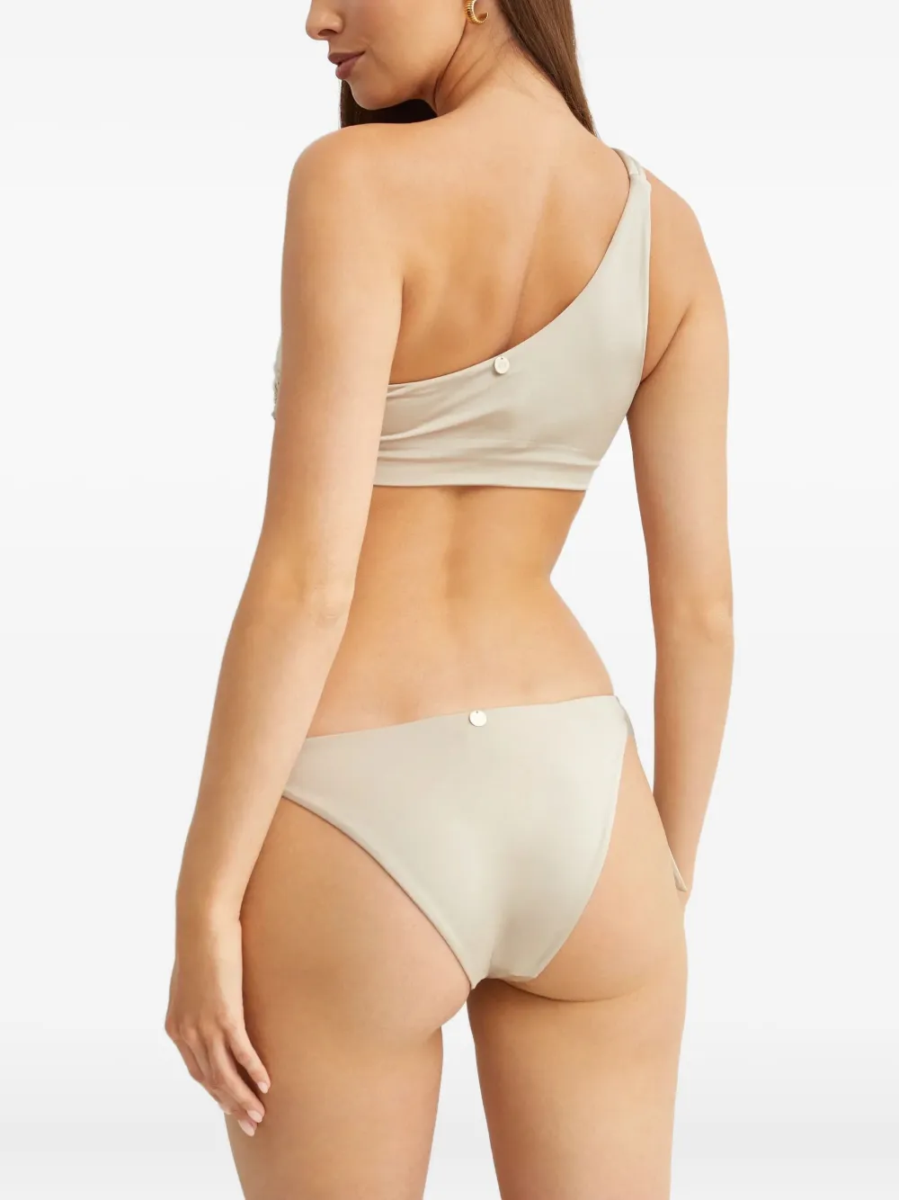 Max Mara Asymmetrische bikinitop Beige