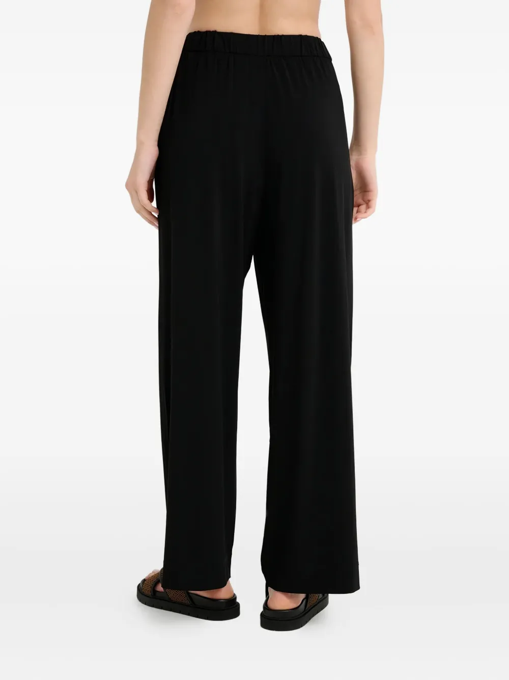 Max Mara Savio broek met elastische taille Zwart