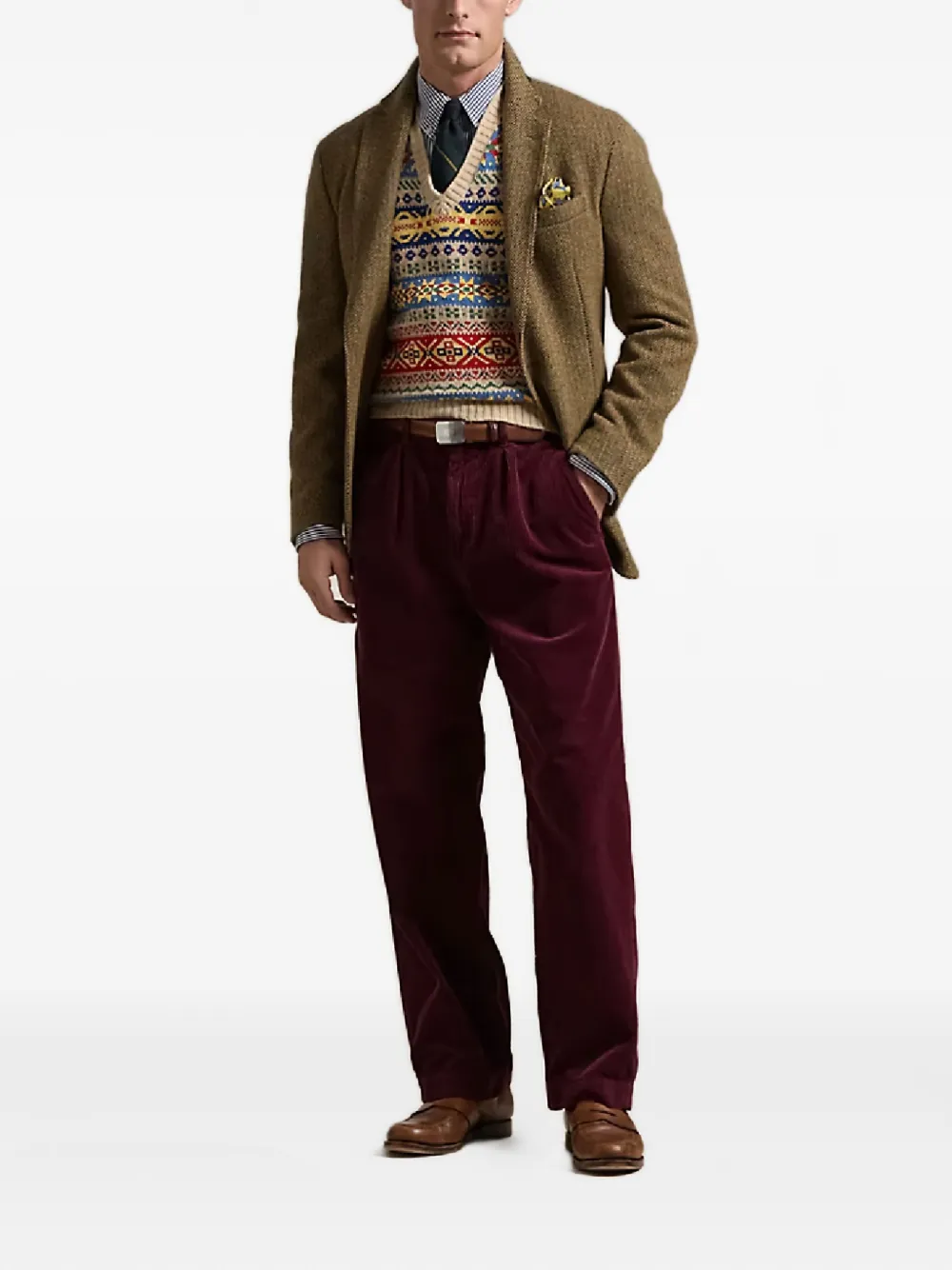 Polo Ralph Lauren Ribfluwelen broek Rood