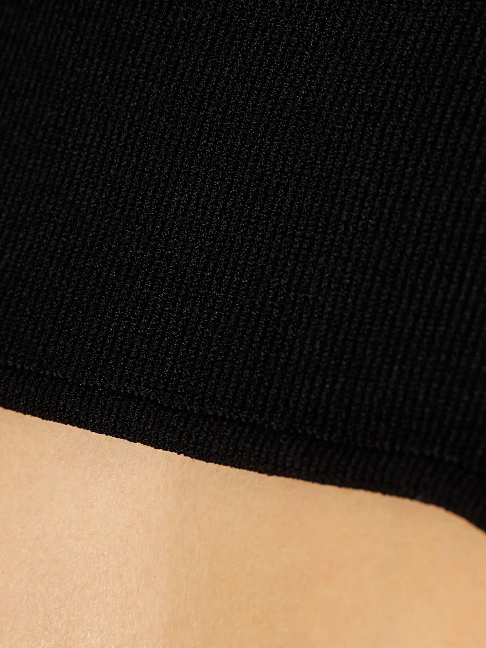 Yves Salomon Uitgesneden jurk Zwart