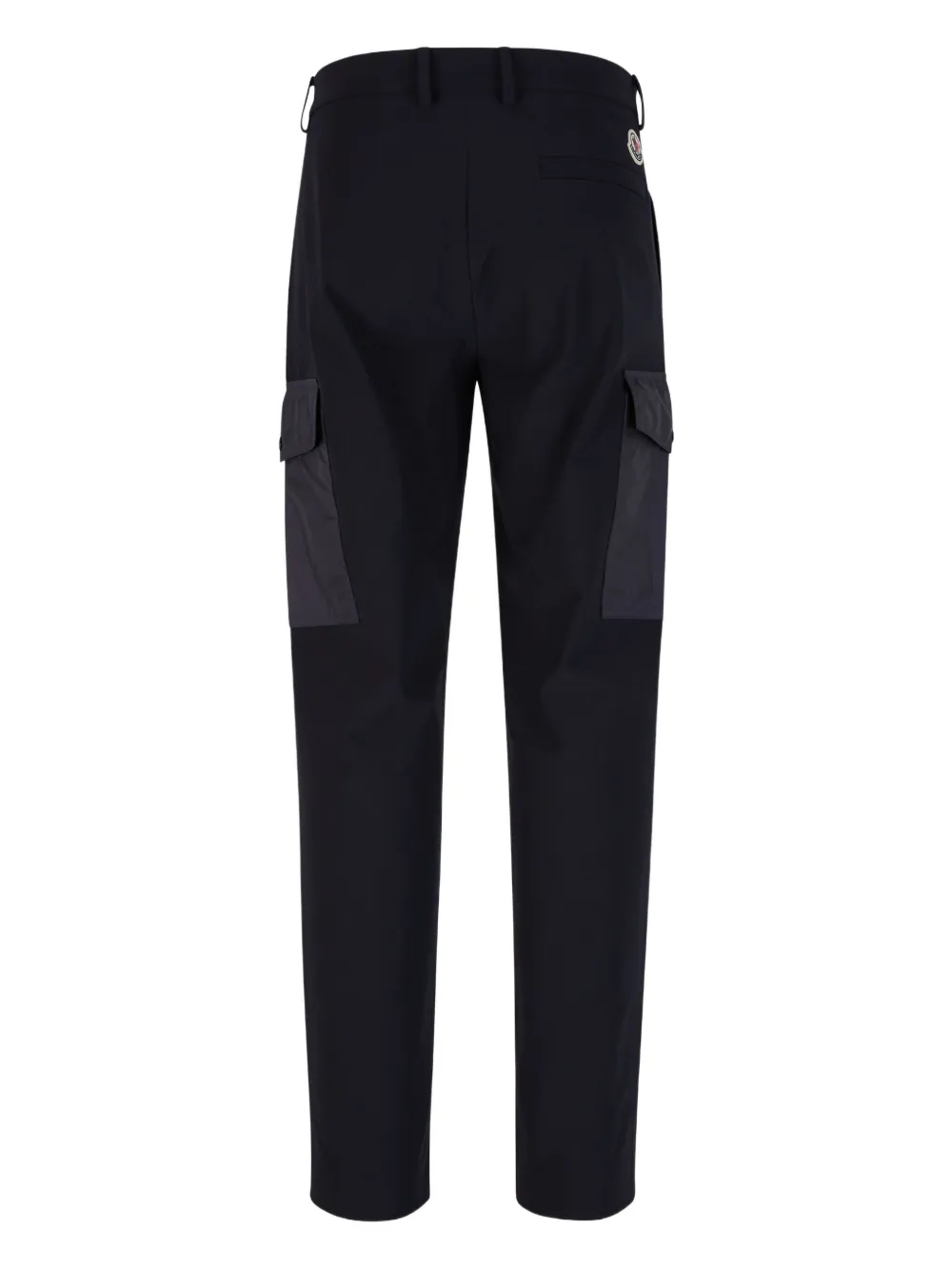 Moncler logo-patch cargo trousers - Zwart