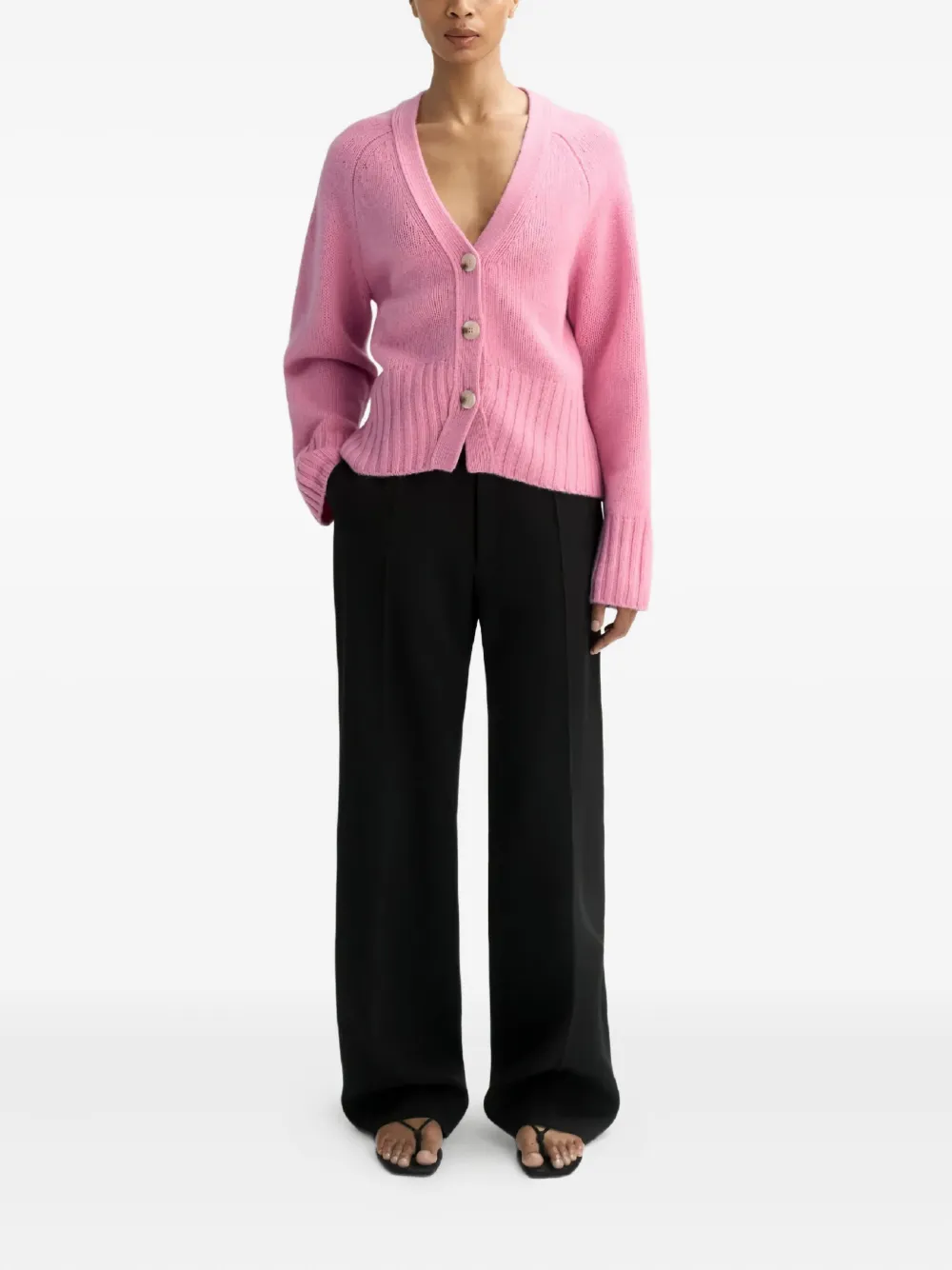 Soft Goat long-sleeve V-neck cardigan | Cardigans | Image 2