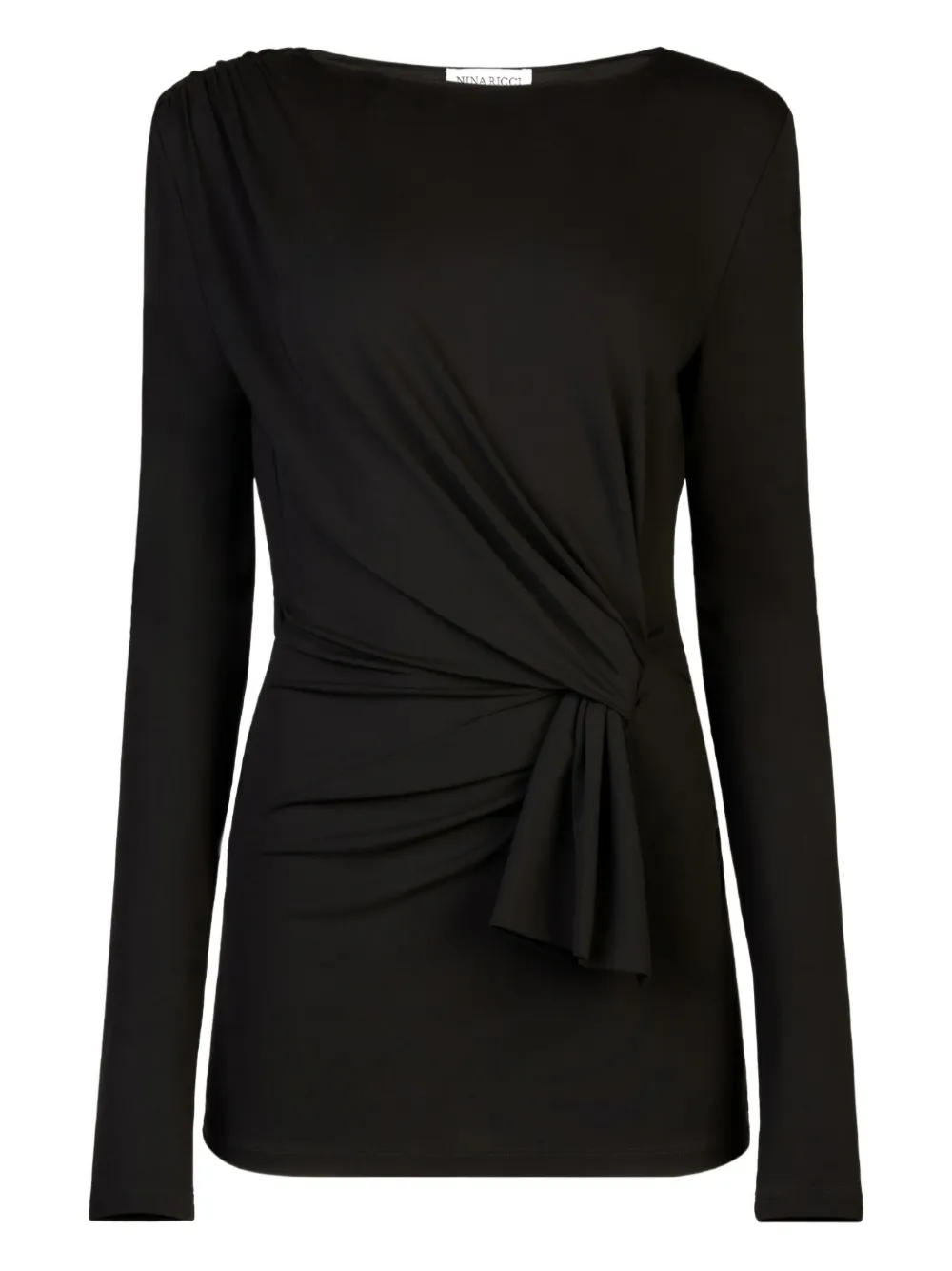 Nina Ricci Long-sleeves Blouse In Black
