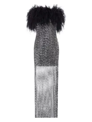 knee length dresses for ladies Black Swan Mini Dress L / Black main image 0