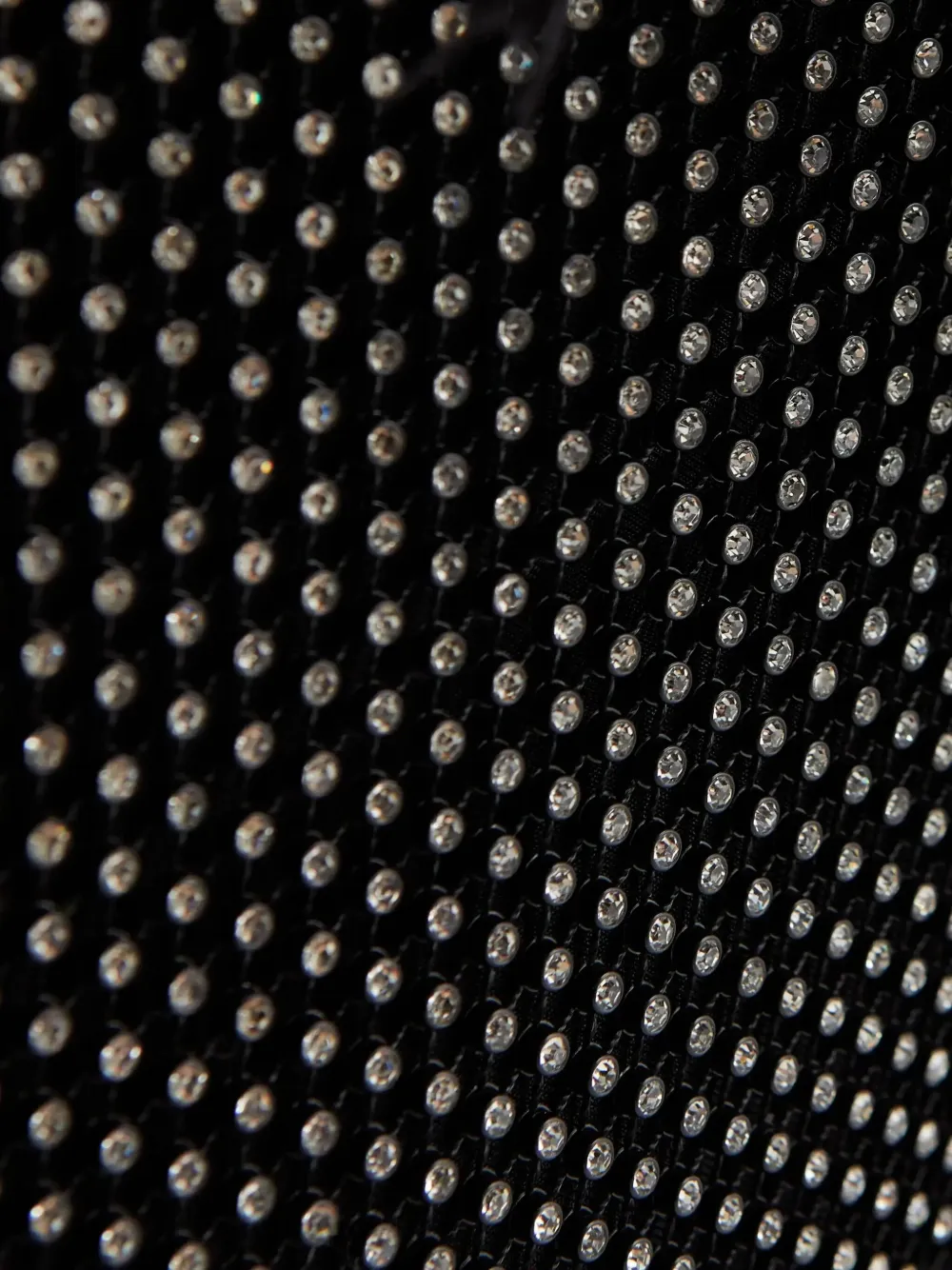 Santa Brands Midi-jurk verfraaid met veren en split Zwart