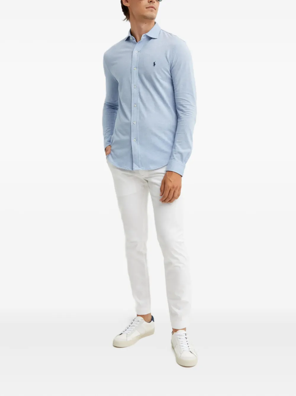 Polo Ralph Lauren buttoned Polo Pony shirt - Blauw