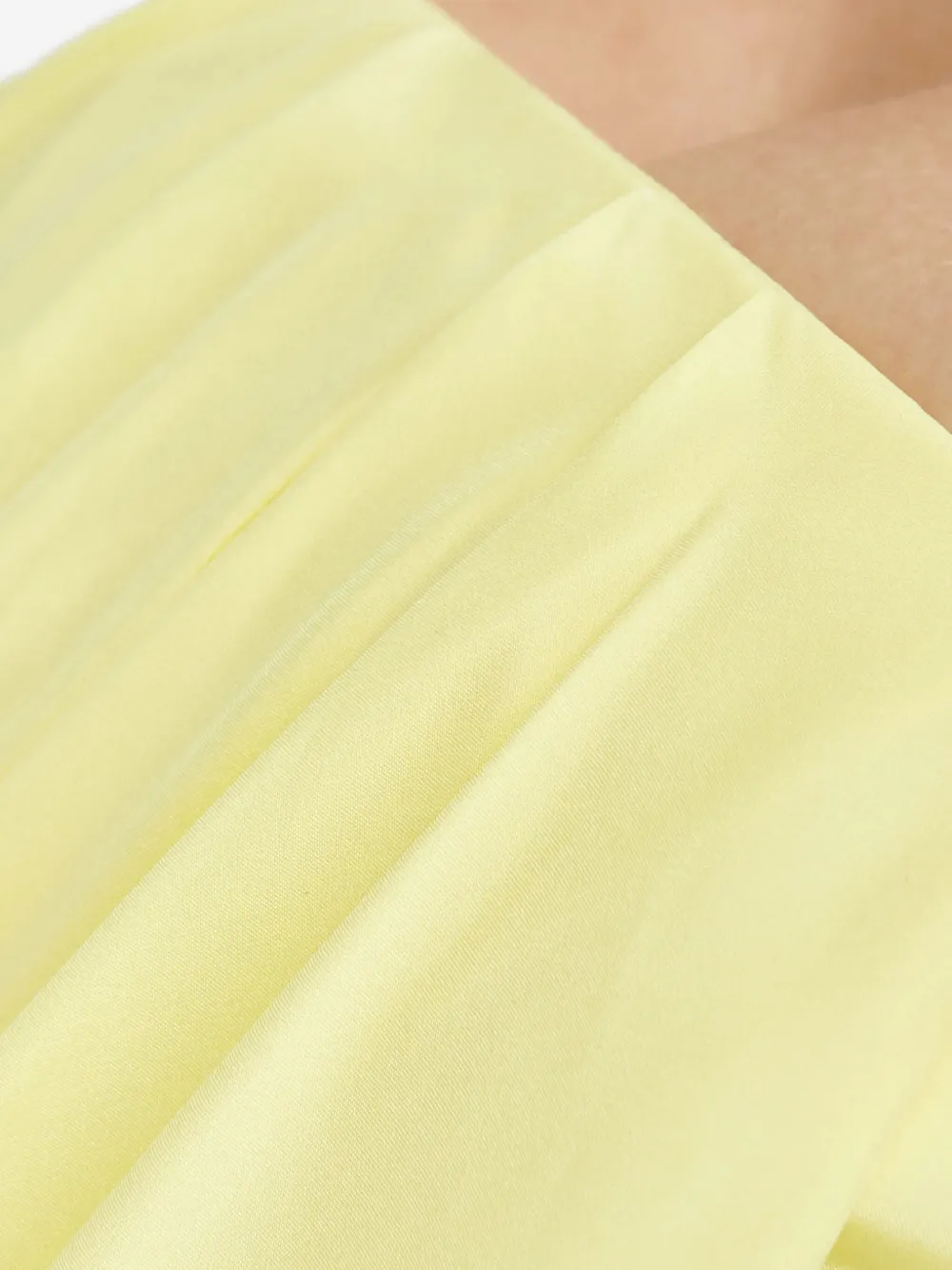 GAUGE81 Onna gedrapeerde midi-jurk Geel