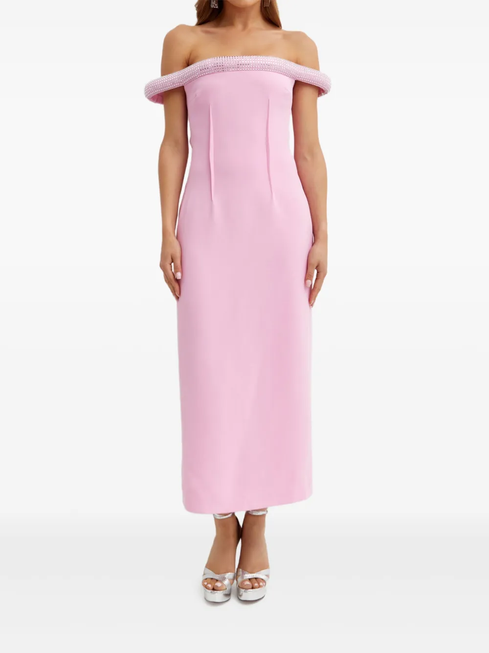 David Koma Vestido midi com aplicação de cristais | Vestidos de coquetel | Image 2