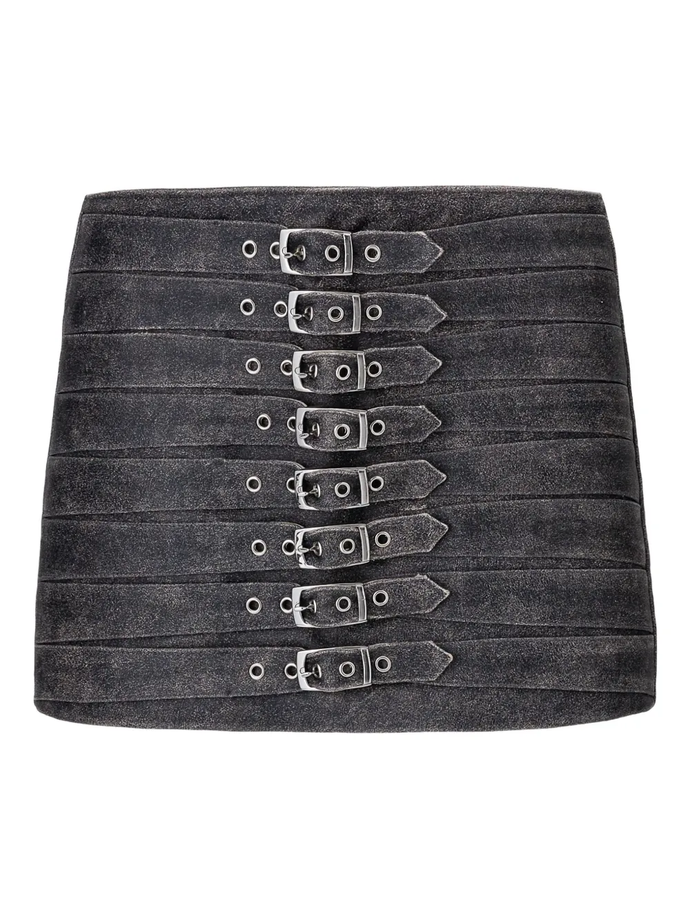 Manokhi Dita buckle-embellished skirt | Grey | Image 1