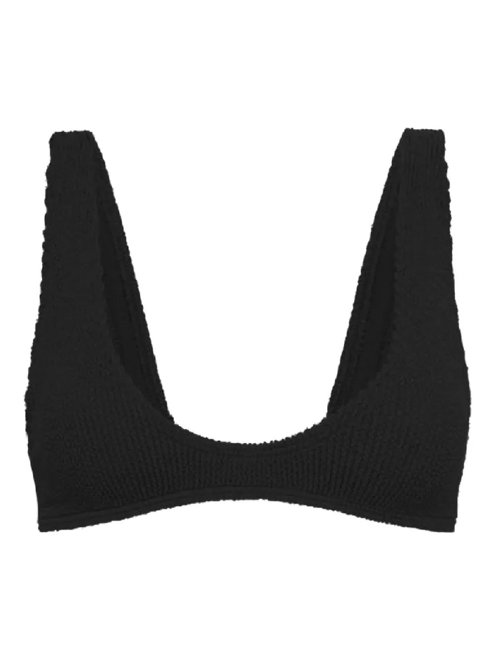 Bond-eye top de bikini Scout con cuello redondo | negro | Image 1