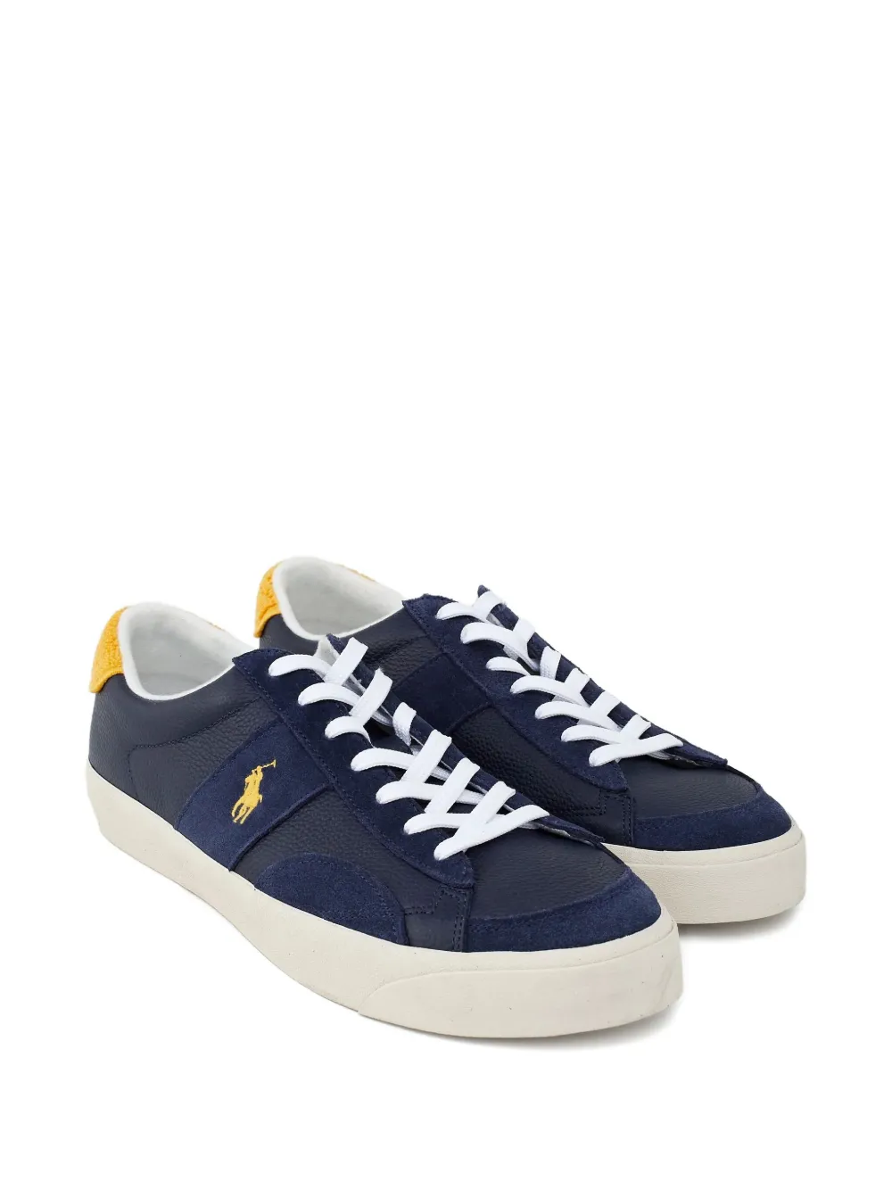 Polo Ralph Lauren Logo Sneakers In Black