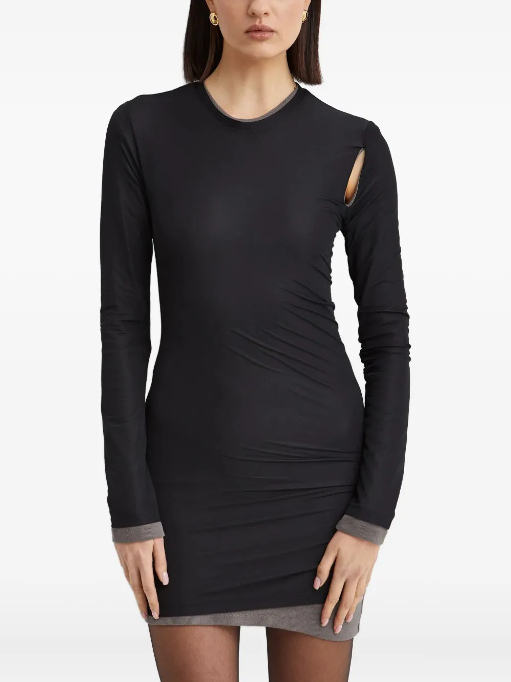 Christopher Esber layered mini dress | Black | Image 1