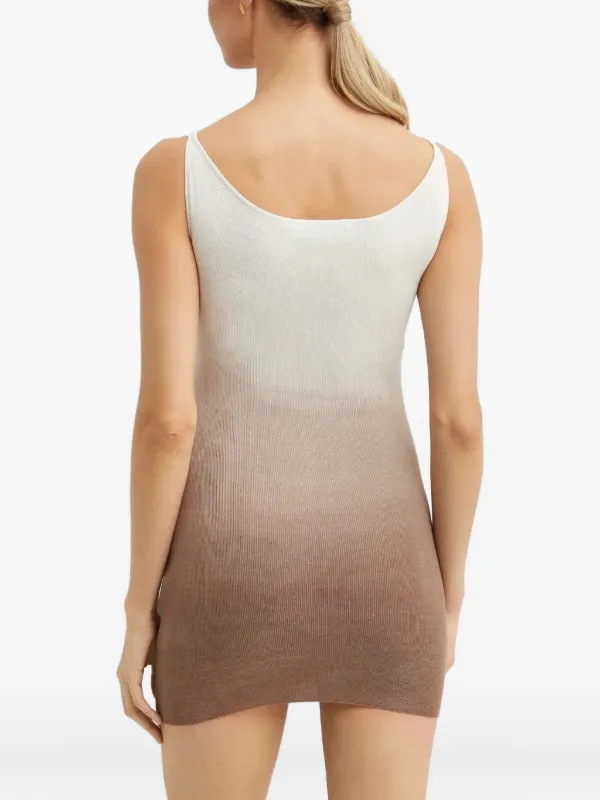 Aya Muse Rosa Ombr Dress | Brown | FARFETCH