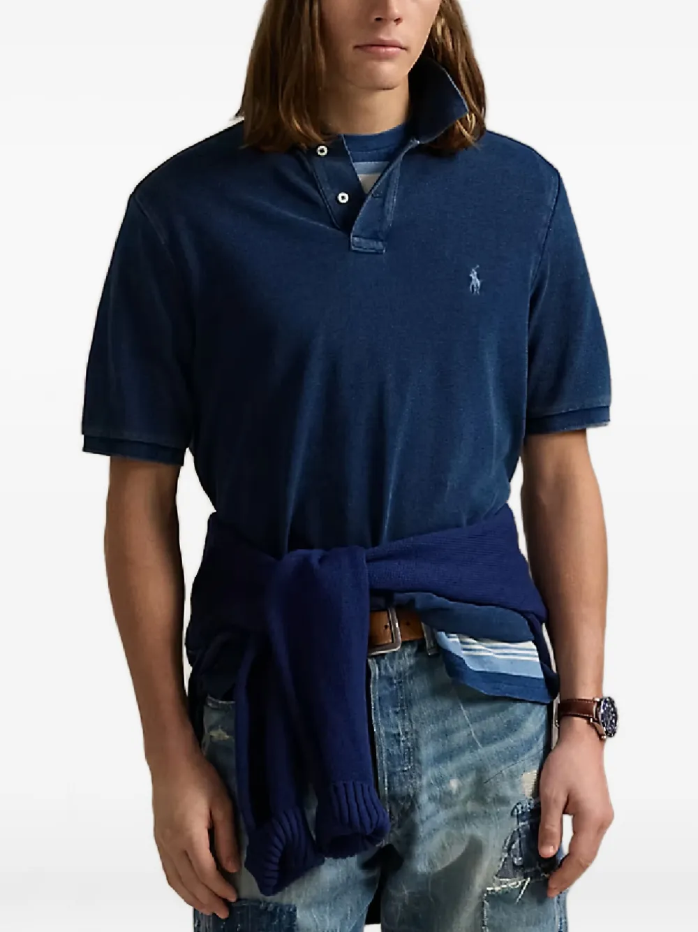 Polo Ralph Lauren Poloshirt met geborduurd logo Blauw
