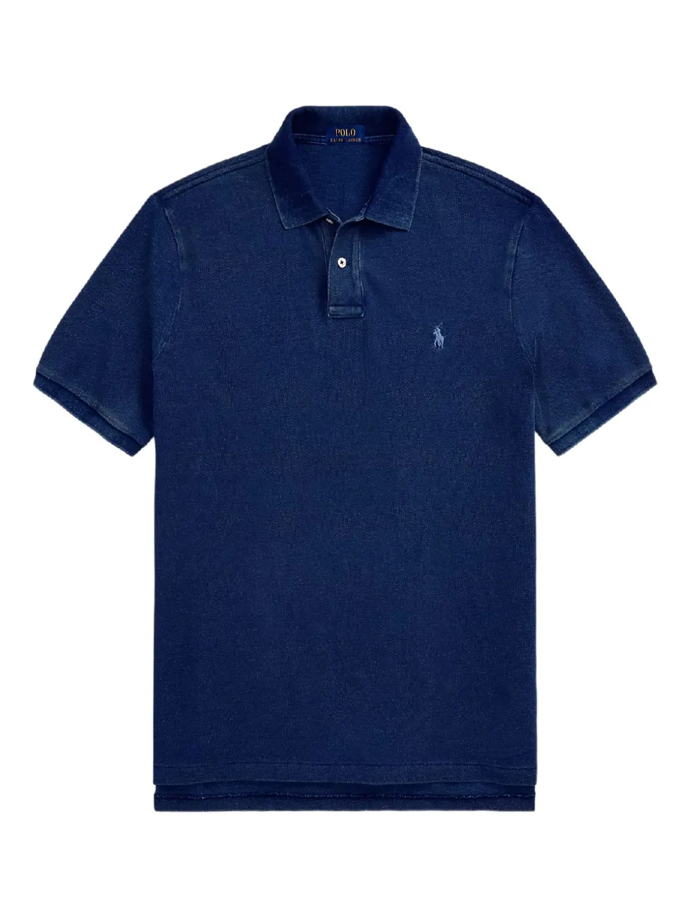 Polo Ralph Lauren logo-embroidery short-sleeve polo shirt - Blu