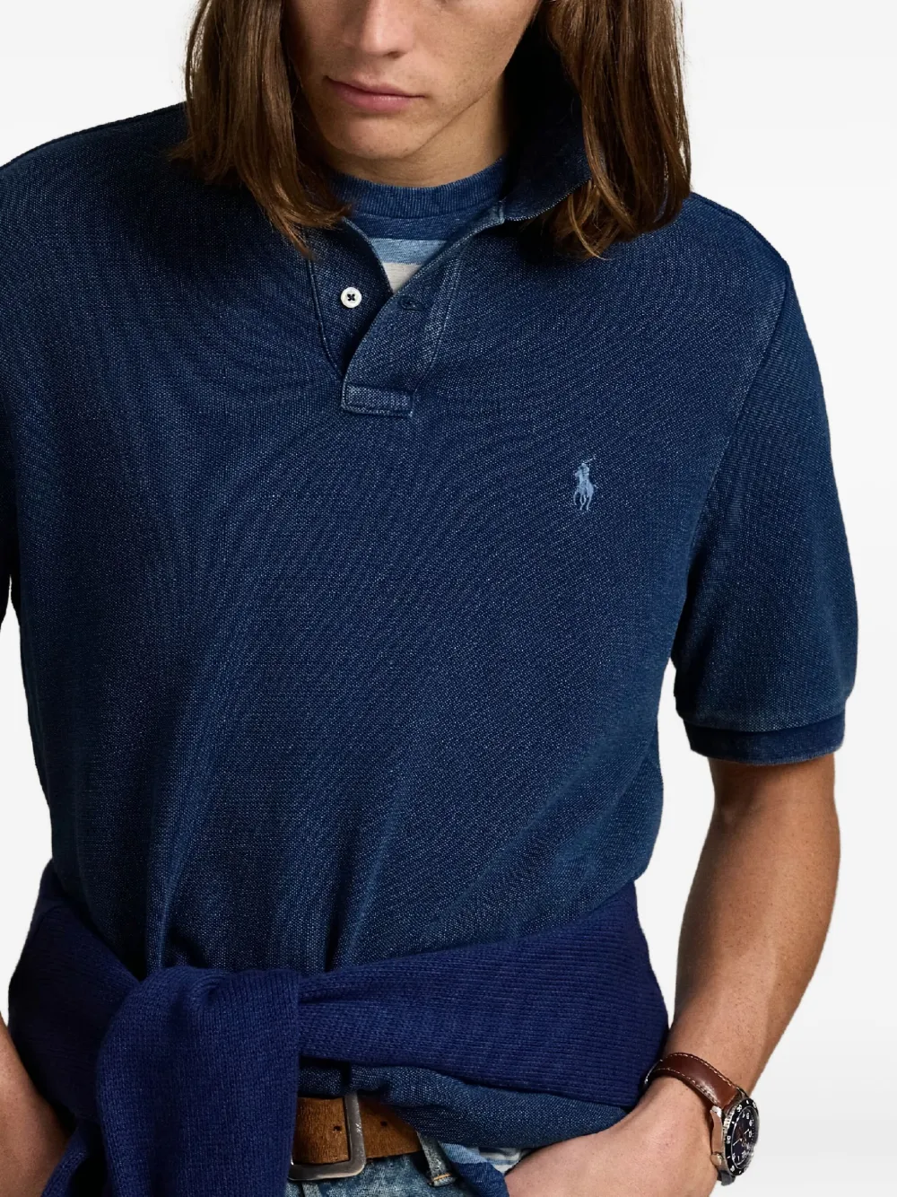 Polo Ralph Lauren Poloshirt met geborduurd logo Blauw