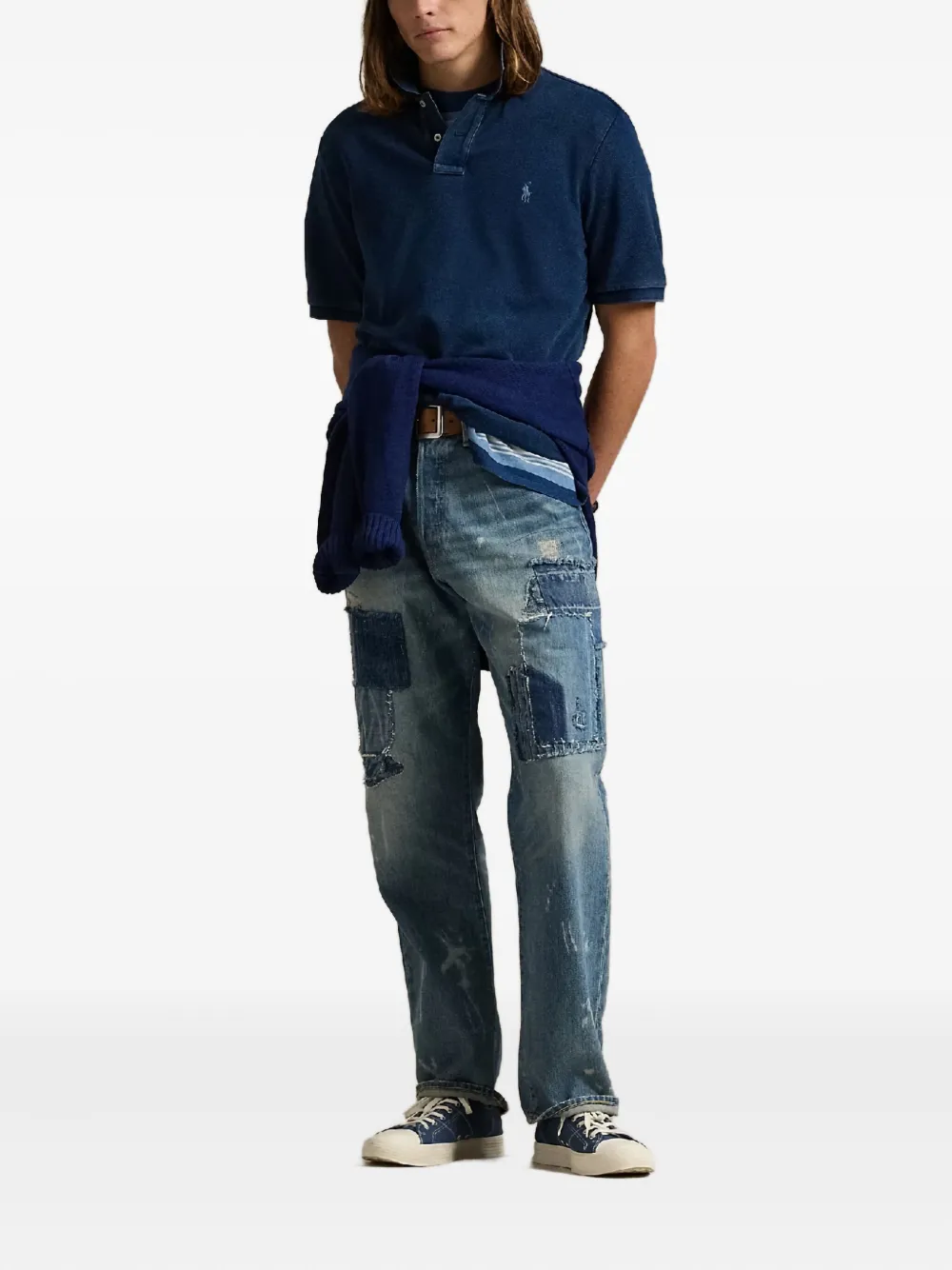 Polo Ralph Lauren Poloshirt met geborduurd logo - Blauw