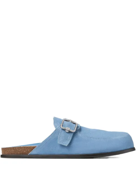 Jimmy Choo Etta buckle suede mules