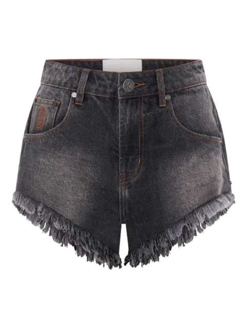 One Teaspoon Renegades frayed denim shorts