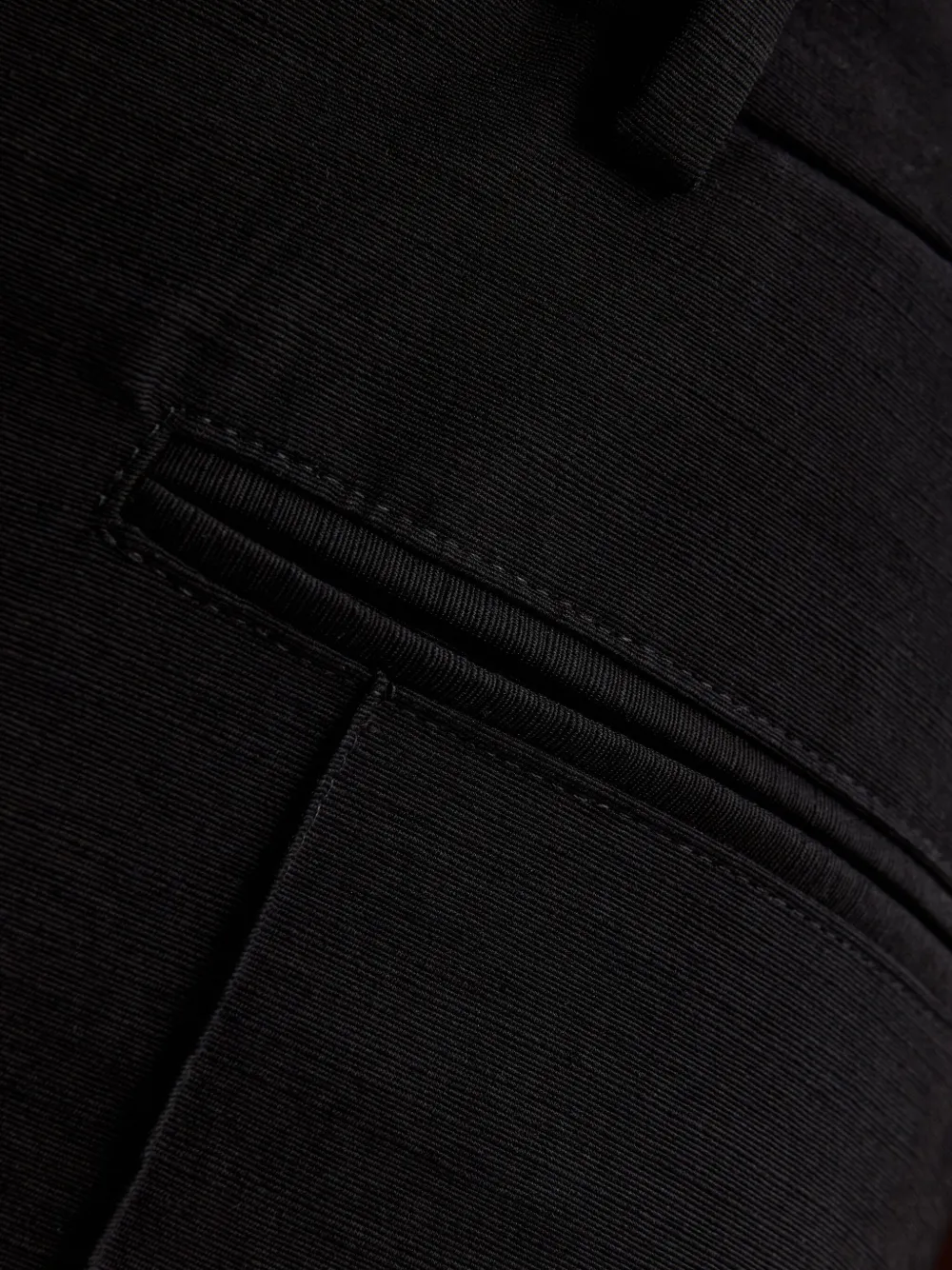 Fay Katoenen broek Zwart