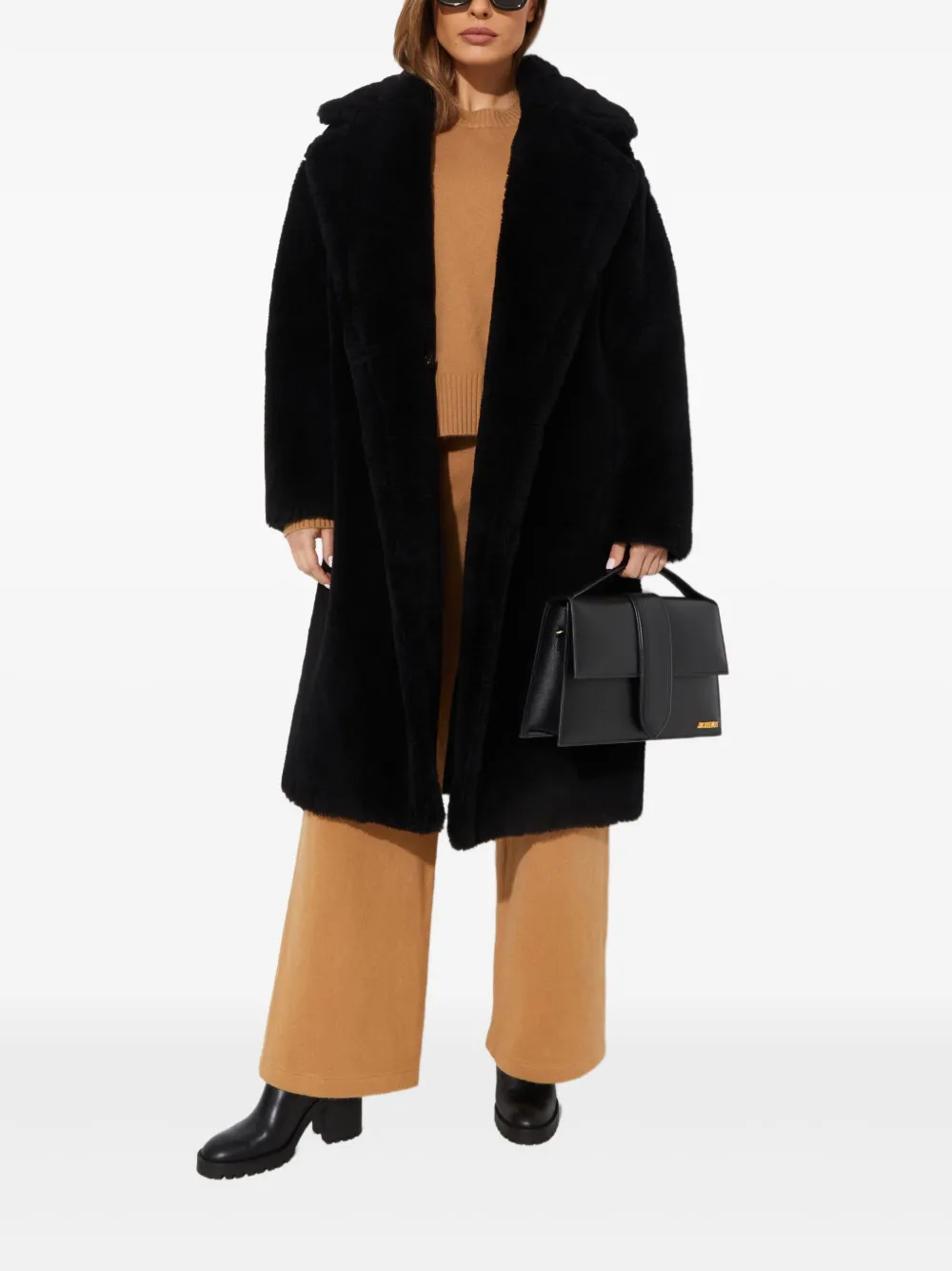 Yves Salomon Sweater met ronde hals Bruin