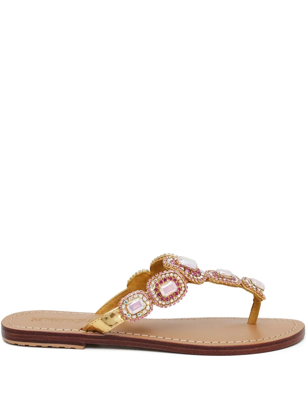 Mystique Crystal-embellished Sandals In Multi