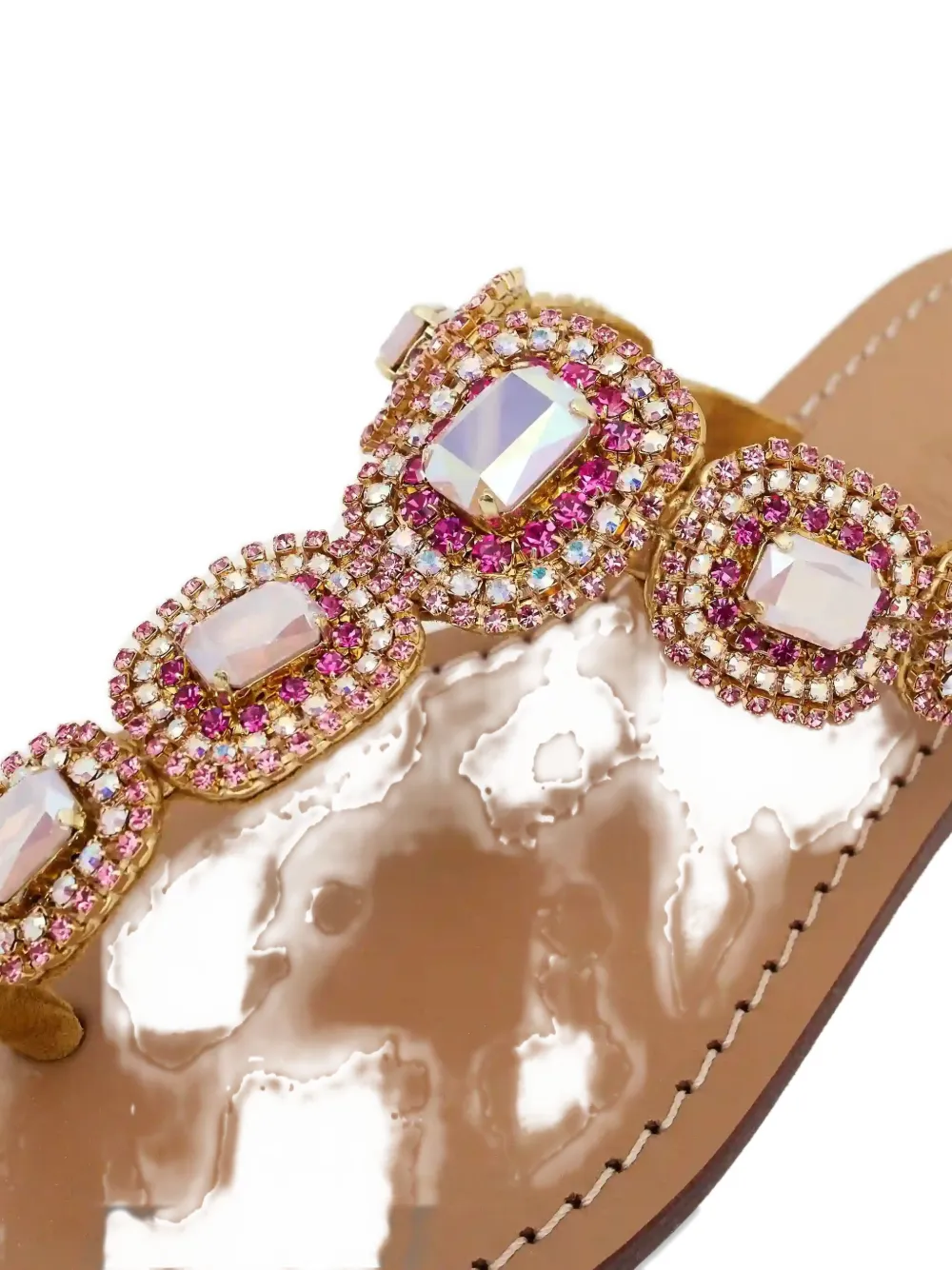 Mystique Crystal-embellished Sandals In Multi