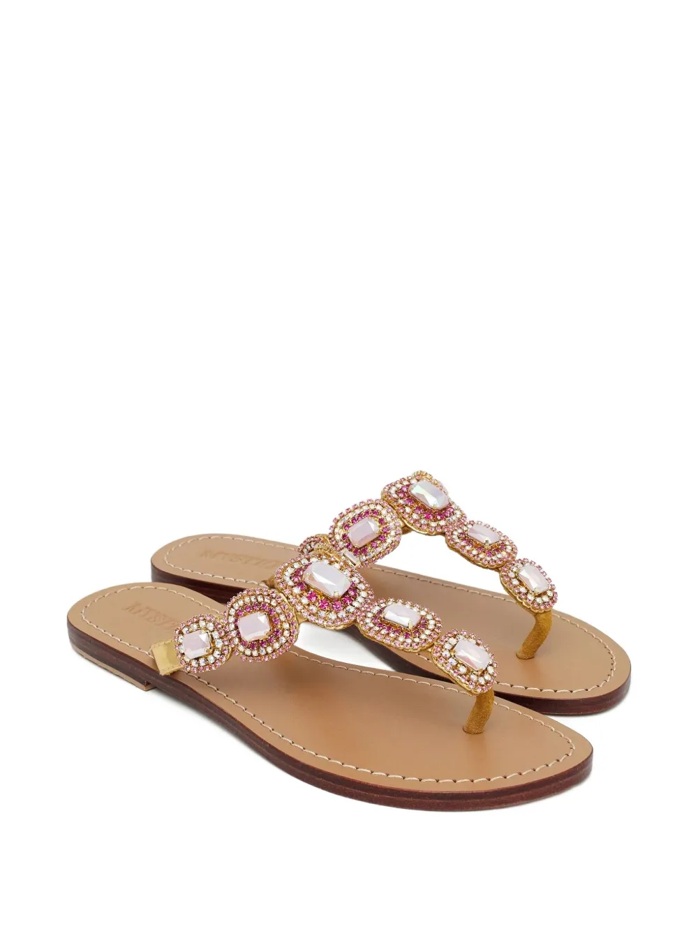 Mystique Crystal-embellished Sandals In Multi