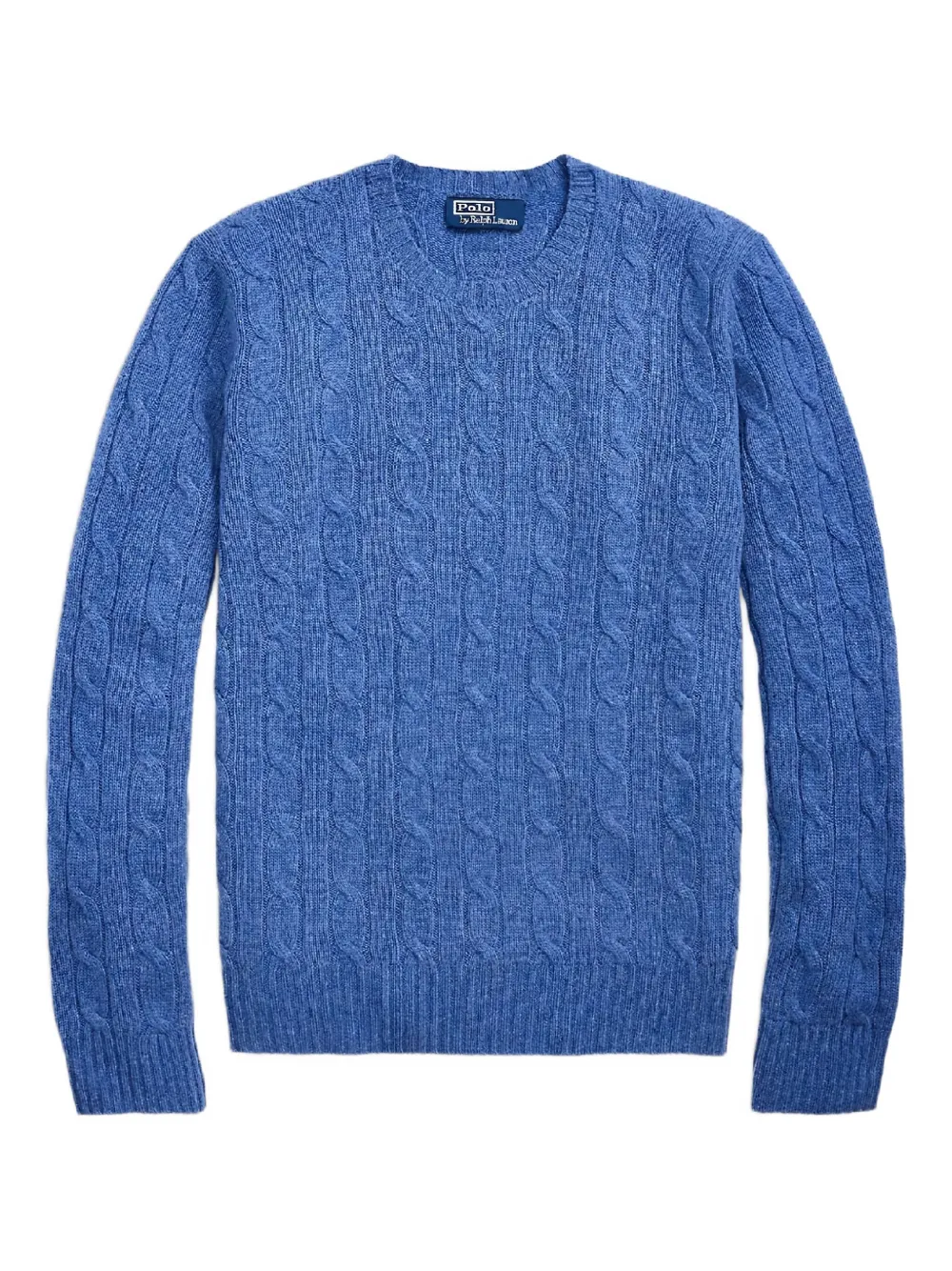 Polo Ralph Lauren Cable-knit Crewneck Sweater In Blue