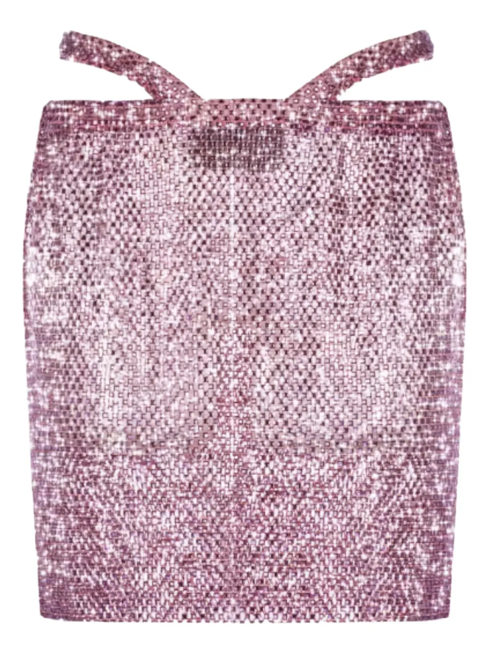 Santa Brands crystal-embellished mesh mini skirt - Viola