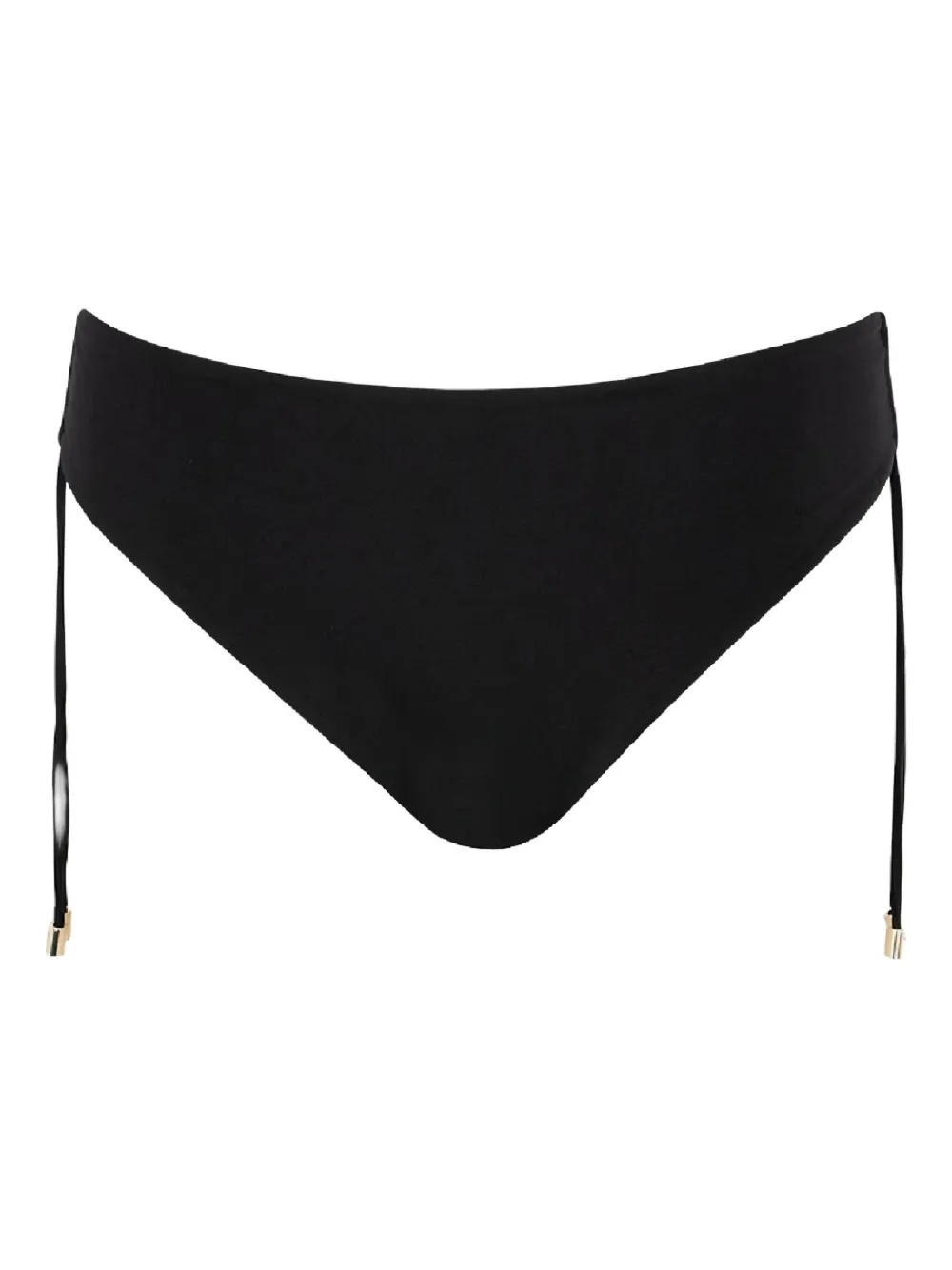 Max Mara Samanta High-rise Bikini Bottoms In Black