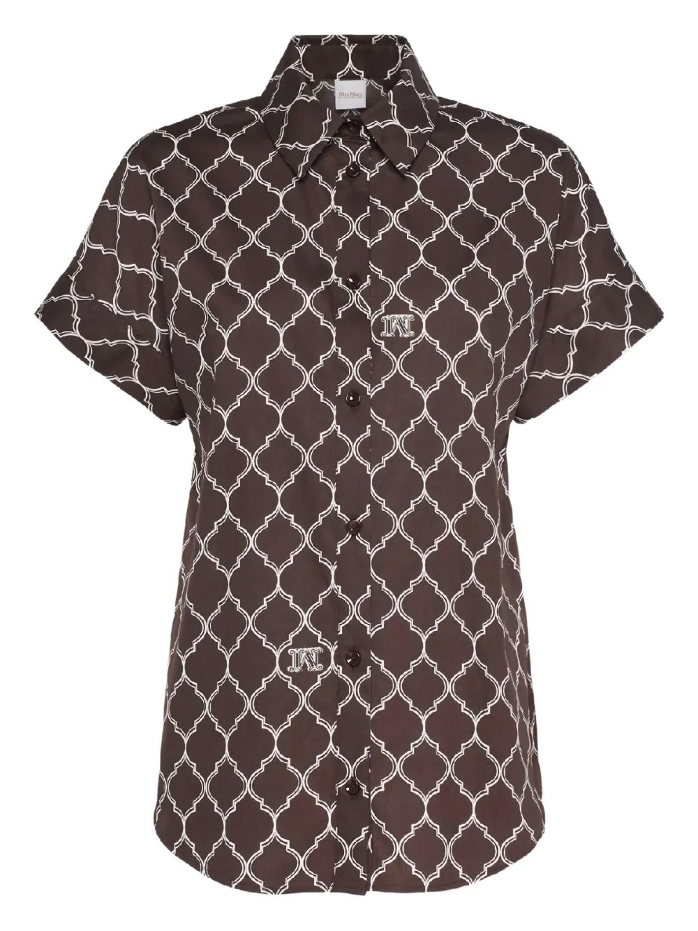 Max Mara Sponda シャツ - ブラウン Max Mara Sponda シャツ - ブラウン