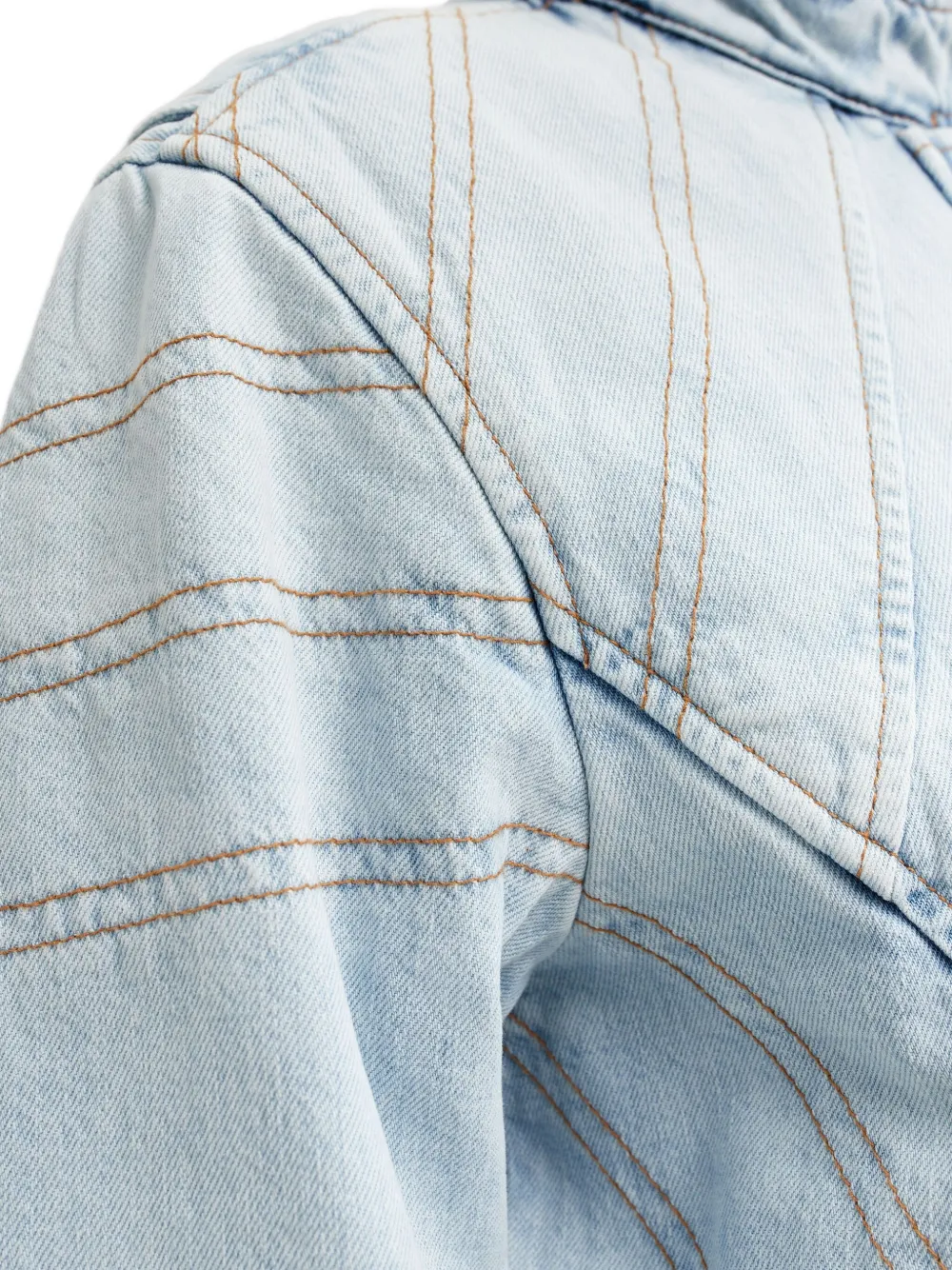 Isabel Marant Chady Zip Seam Jacket In Blue