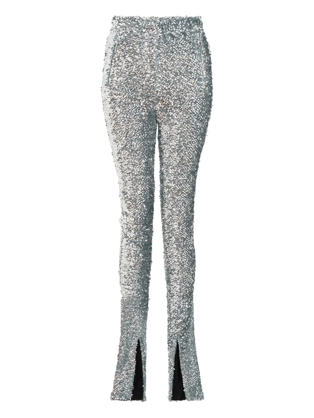 16Arlington sequin split trousers | Silver | Image 1