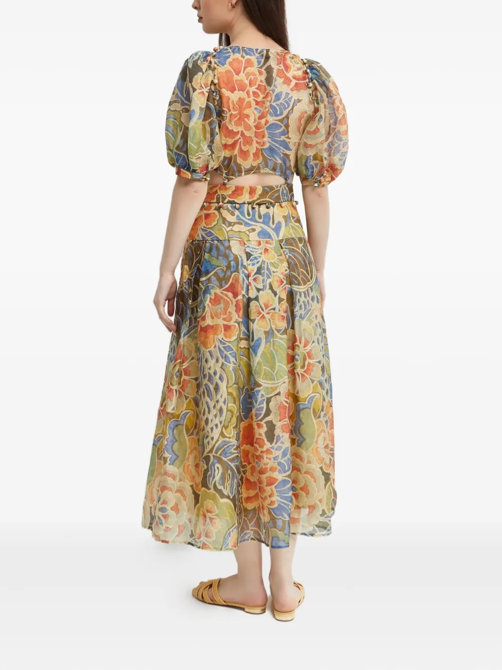 IXIAH Casablanca maxi-jurk Groen