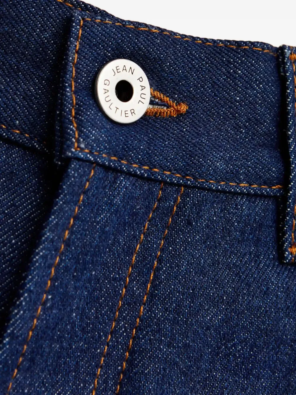 Jean Paul Gaultier Laced Jeans In Blue