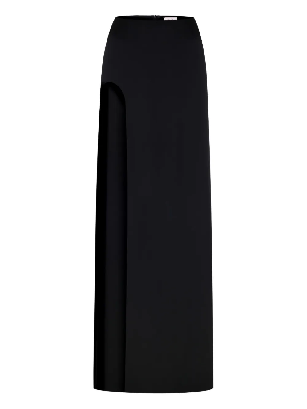 Nué Keira Side-slit Maxi Skirt In Black