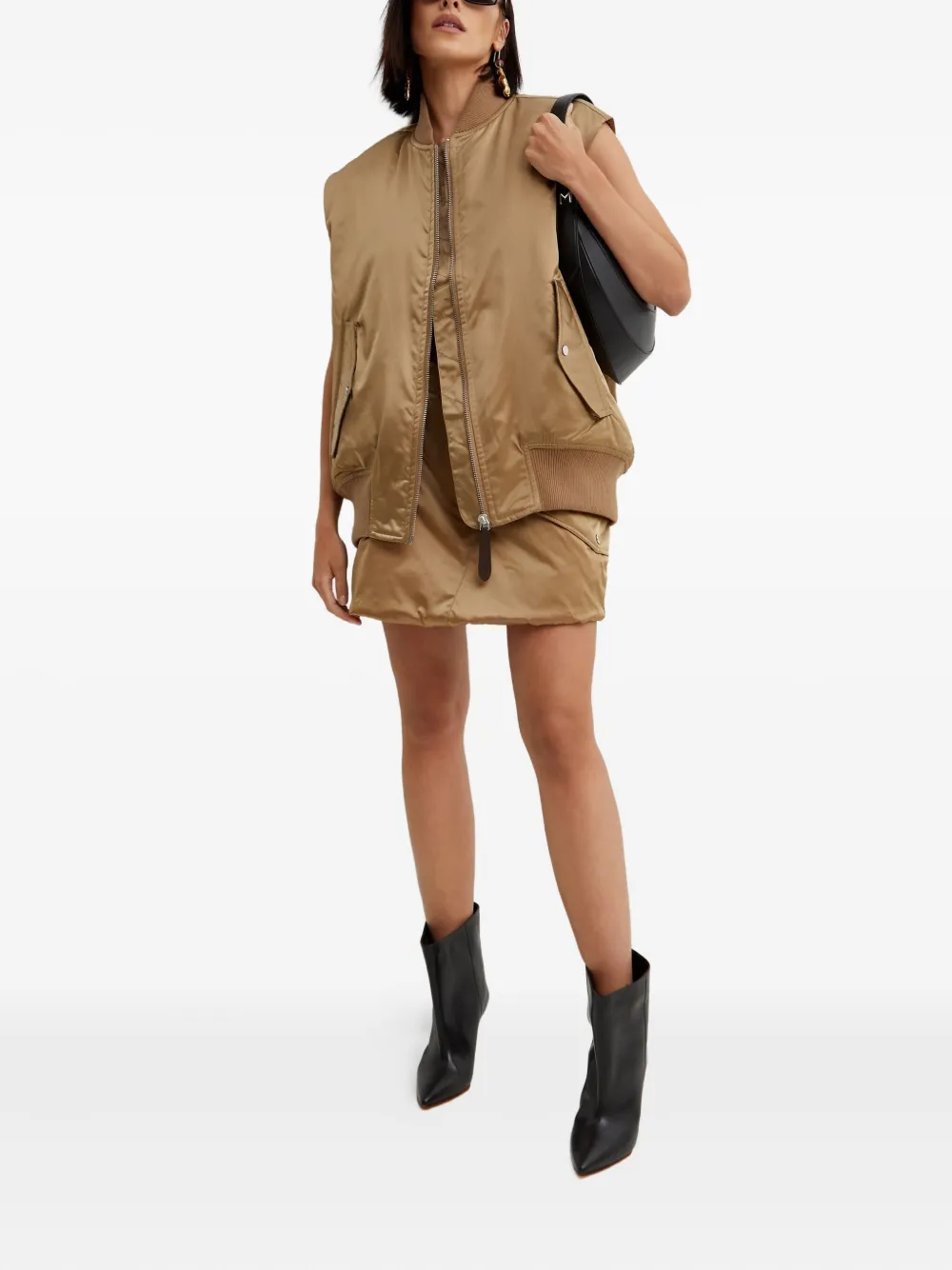 JW Anderson Cargo mini-rok - Bruin