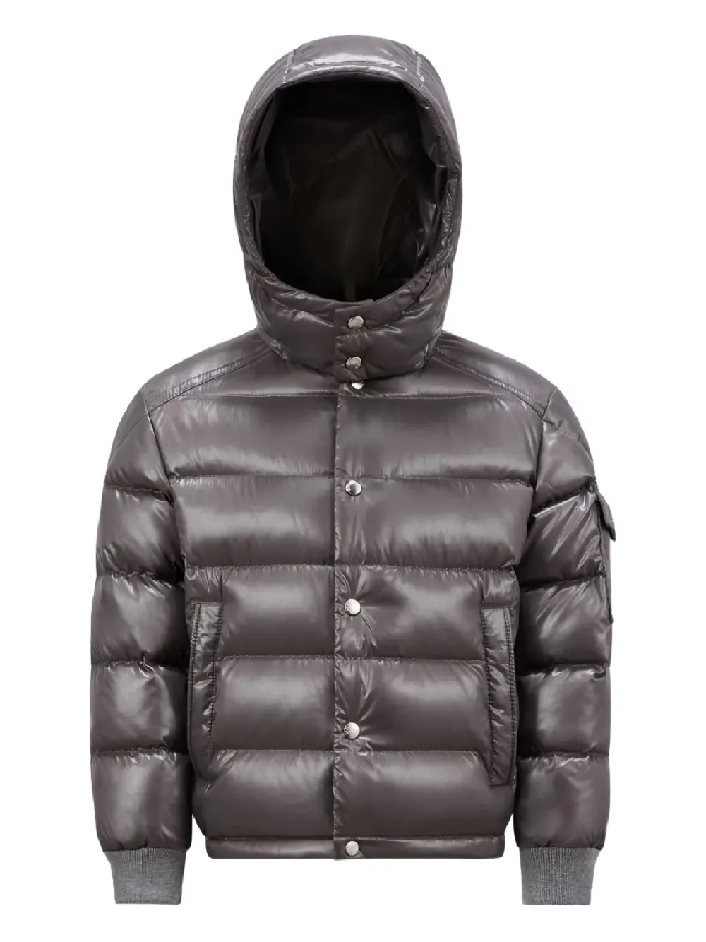 Moncler Enfant Manaem detachable hooded jacket | Grey | Image 1