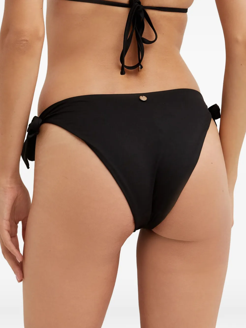 Max Mara Stefy bikinislip met gestrikte zijkant Zwart