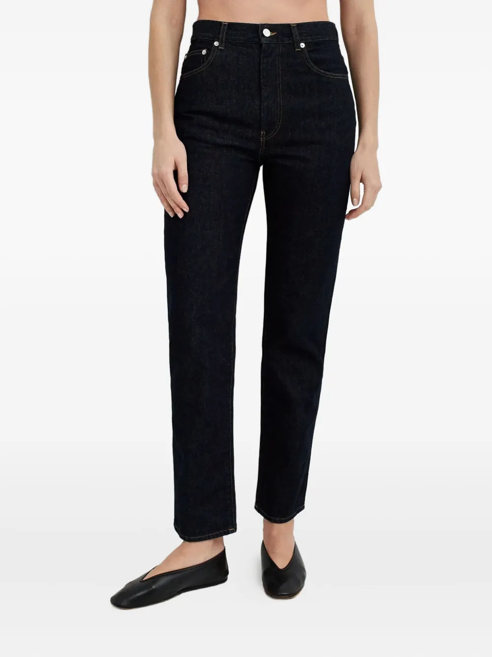 Loulou De Saison Wular Five-pocket Jeans In Blue
