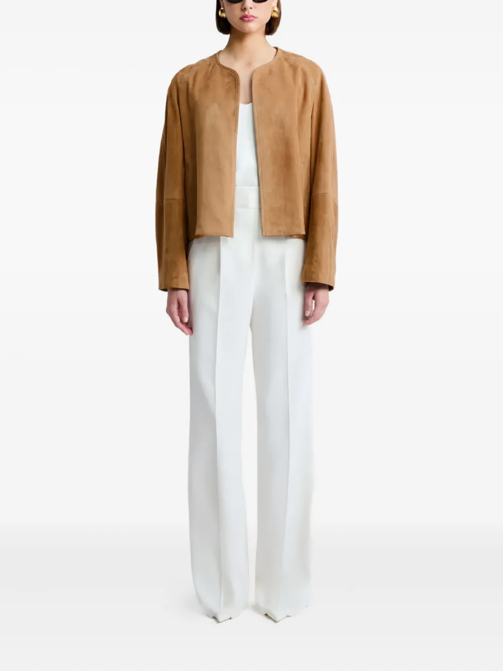 Nour Hammour Mira Jacket In Brown