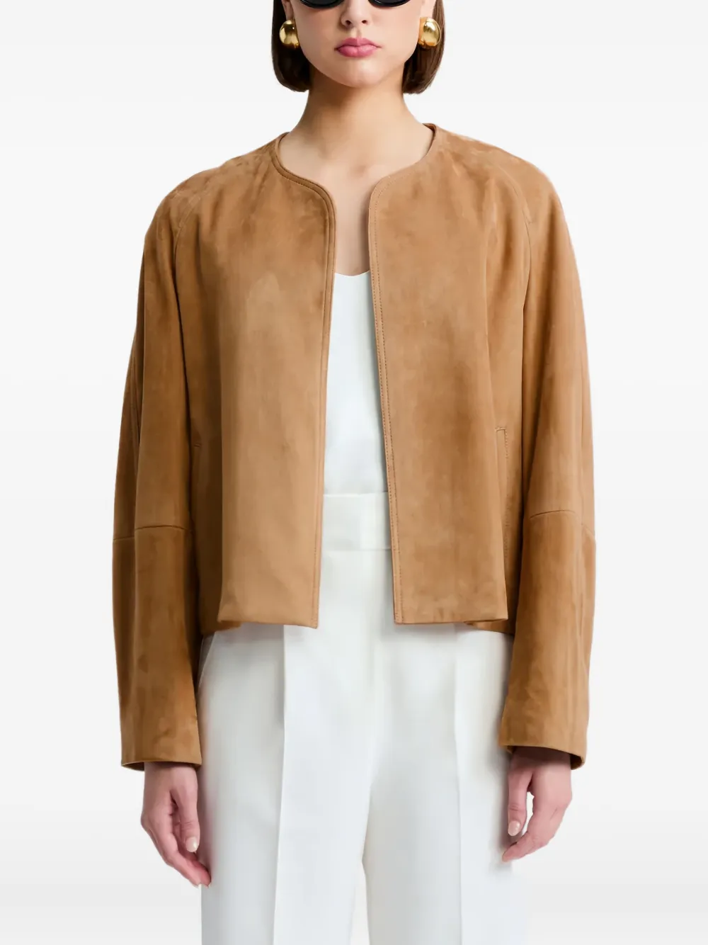 Nour Hammour Mira Jacket In Brown