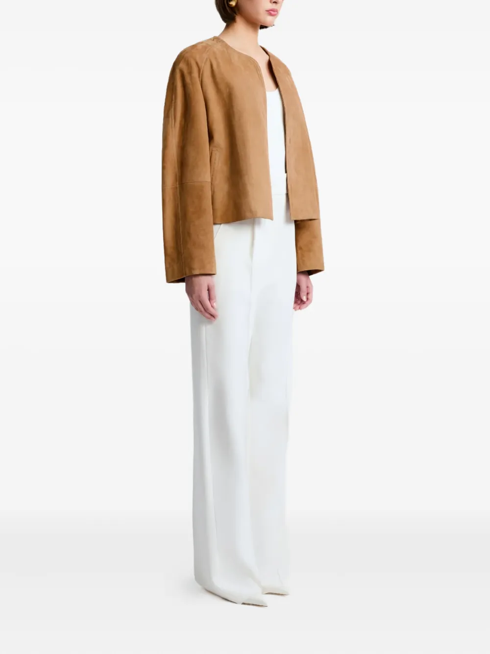 Nour Hammour Mira Jacket In Brown