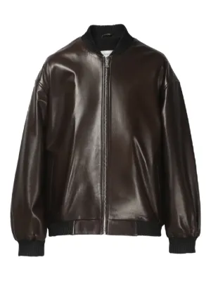 Marc Jacobs レザー ボンバージャケット | ブラック | FARFETCH JP