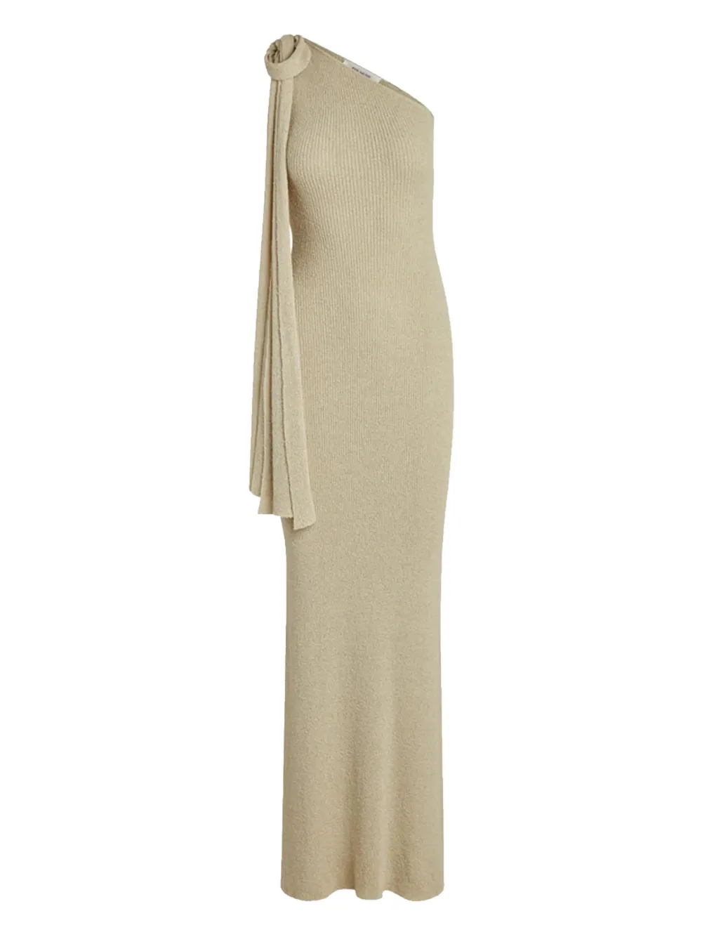 Aya Muse one-shoulder Dara maxi dress - Toni neutri