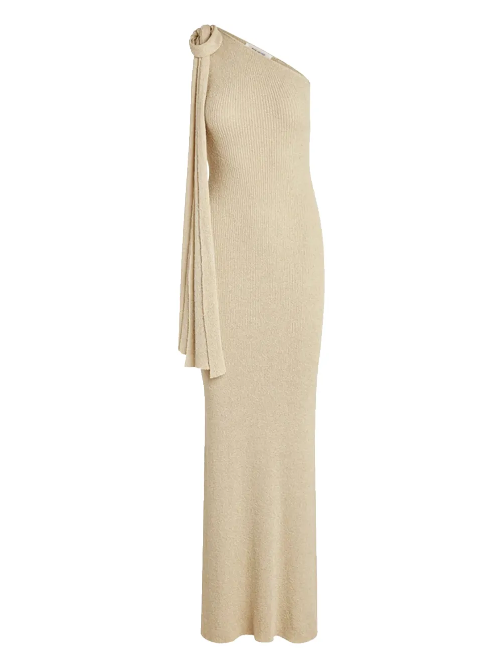 Aya Muse one-shoulder Dara maxi dress - Toni neutri